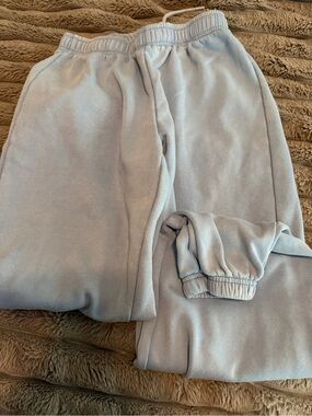 Light blue jogging pants